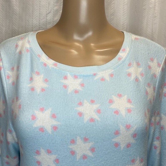 Wildfox Stars & Heart Broken In Cozy Sweatshirt Size Small Soft Girl - Picture 4 of 9